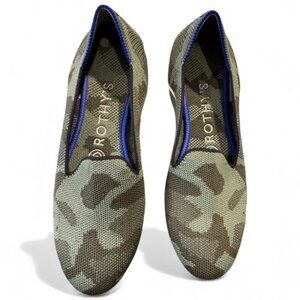 Rothy's Camo Flats with Blue Accent